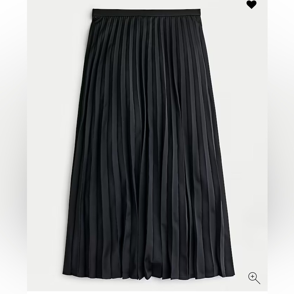 J. Crew Like New Pleated Midi Skirt